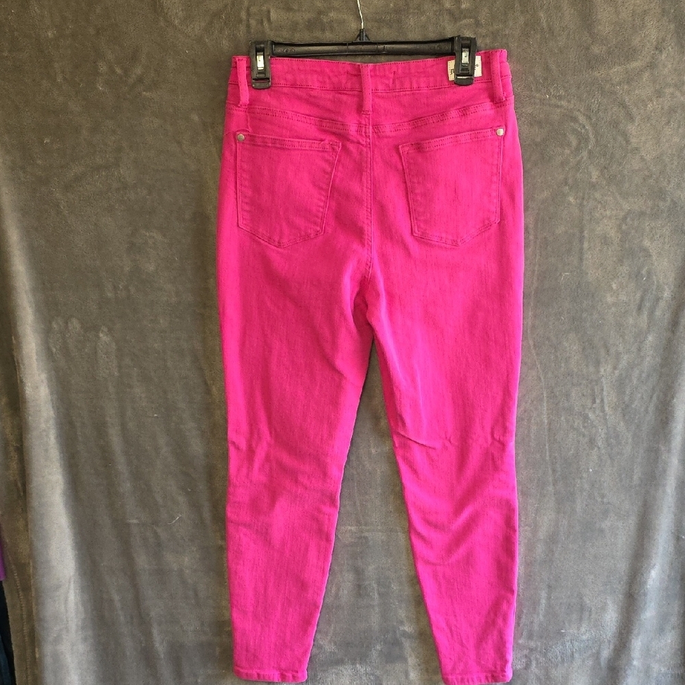 Judy Blue Hot Pink Skinny Jeans - Picture 6 of 10